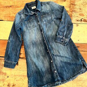 Old Navy Girls Denim Dress M 8